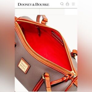 Dooney & Bourke Brown and Red Women's Bag